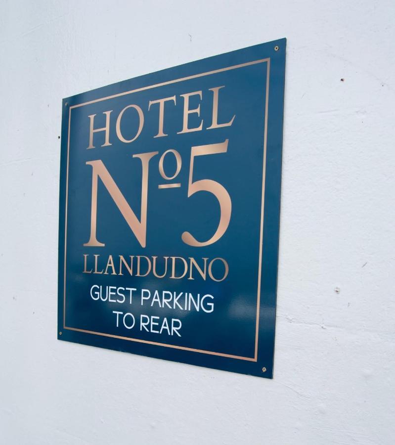 Hotel No5, Beachfront With Free Private Car Park Llandudno Exterior foto